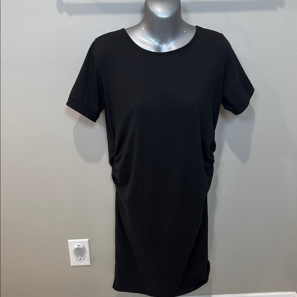 Classic Black Midi Dress